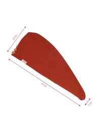 Banana Double Cloth Hair Towel | 350 GSM |  25cm x 65cm x 5 cm