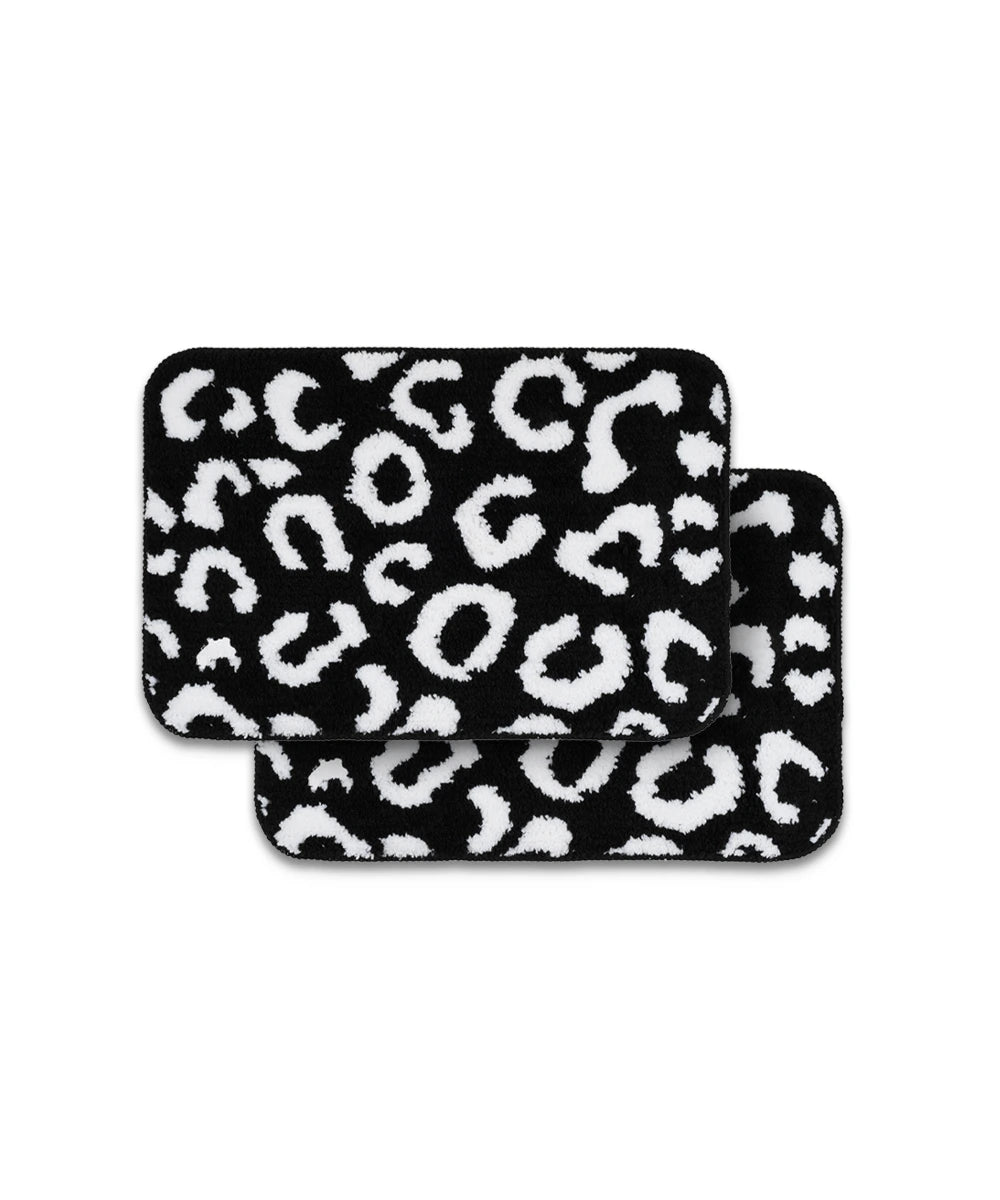Tiger Print Bath Mat Pack of 2