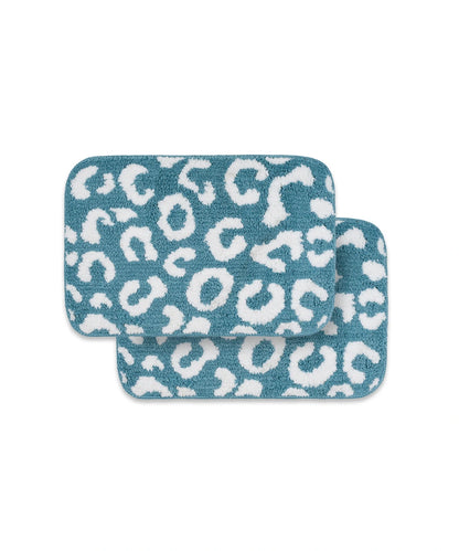 Tiger Print Bath Mat Pack of 2