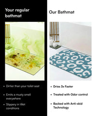 Tiger Print Bath Mat Pack of 4