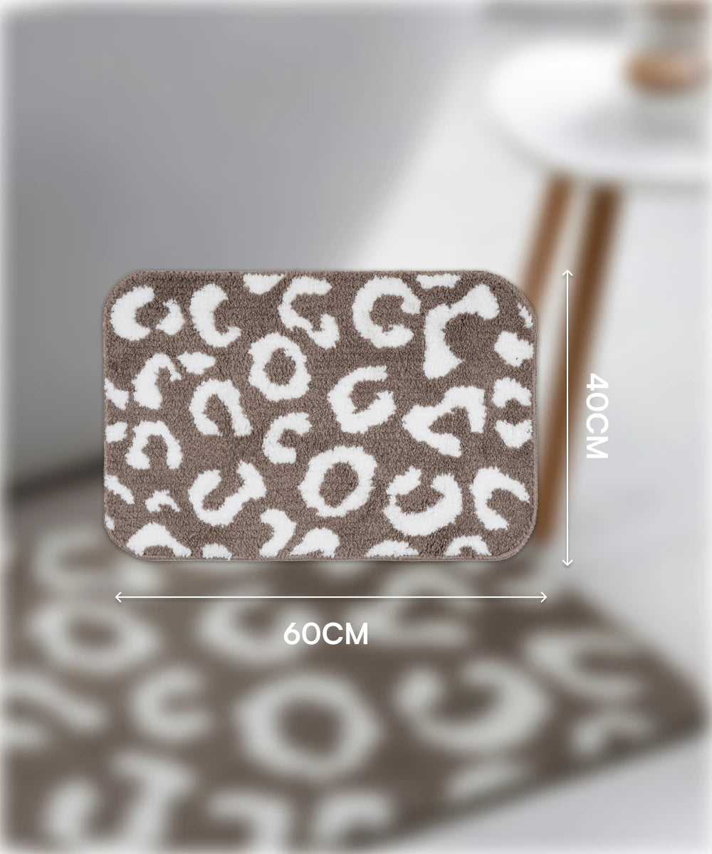 Tiger Print Bath Mat Pack of 4