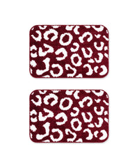Tiger Print Bath Mat | Picante Color | Pack of 2