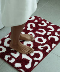 Tiger Print Bath Mat | Picante Color | Pack of 2