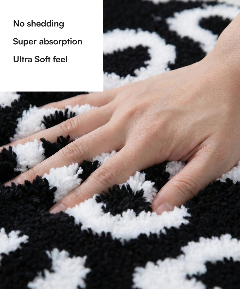 Tiger Print Bath Mat Pack of 4