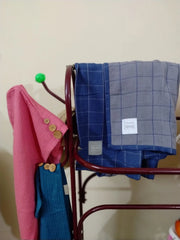 Customer photo of Banana Double Cloth Hair Towel | 330 GSM |  25cm x 65cm x 5 cm
