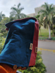 Customer photo of Banana Double Cloth Hair Towel | 330 GSM |  25cm x 65cm x 5 cm