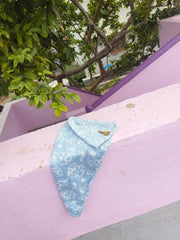 Customer photo of Banana Jacquard floral Hair Towel | 210 GSM | 25cm x 65cm x 5cm