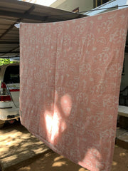 Customer photo of Banana Jacquard Floral Bath Towel | 210 GSM | 75 x 150 cm