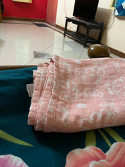 Customer photo of Banana Jacquard Floral Bath Towel | 210 GSM | 75 x 150 cm
