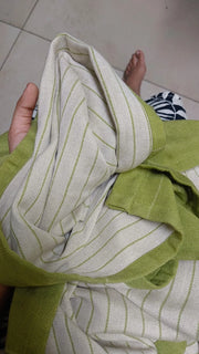 Customer photo of Aluvera Double Cloth Bath Towel | 330 GSM | 75 x 150 cm
