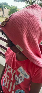 Customer photo of Banana Double Cloth Hair Towel - EXTRA LONG | 330 GSM | 25cm x 85cm x 5cm