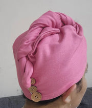 Customer photo of Banana Double Cloth Hair Towel - EXTRA LONG | 330 GSM | 25cm x 85cm x 5cm
