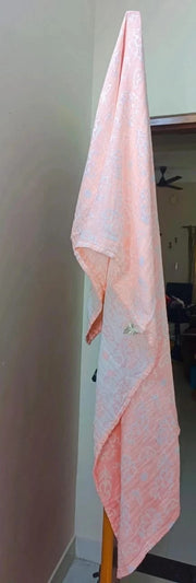 Customer photo of Banana Jacquard Floral Bath Towel | 210 GSM | 75 x 150 cm