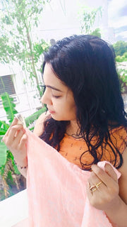 Customer photo of Banana Jacquard Floral Bath Towel | 210 GSM | 75 x 150 cm