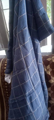 Customer photo of Banana Double Cloth Bath Towel |330 GSM |  2 in 1 Combo Plus Size - French Blue