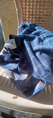 Customer photo of Banana Double Cloth Bath Towel |330 GSM |  2 in 1 Combo Plus Size - French Blue