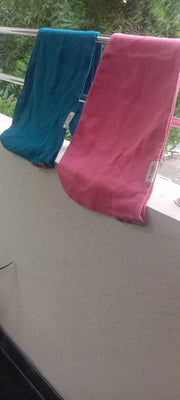 Customer photo of Banana Double Cloth Hair Towel - EXTRA LONG | 330 GSM | 25cm x 85cm x 5cm