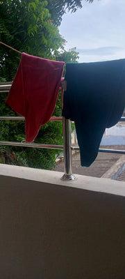 Customer photo of Banana Double Cloth Hair Towel - EXTRA LONG | 330 GSM | 25cm x 85cm x 5cm