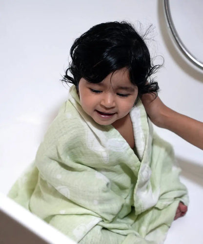 Aluvera Baby Bath Towel Pack of 2 | 60 x 120 cm | 300 GSM