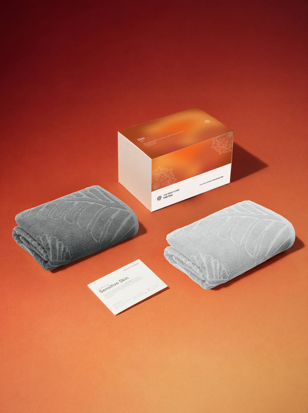 AluFern Terry Bath Towels | 400 GSM | 75 x 150 cm | Set of 2 - Frosted Lily + Oslo Grey