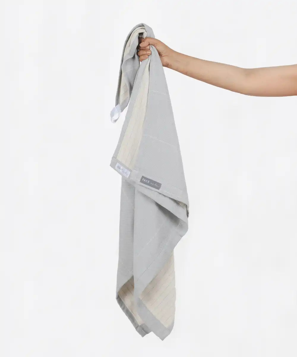 Aluvera Double Cloth Bath Towel | 330 GSM | 75 X 150 cm