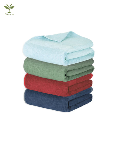 Banana Super Light Terry | 75 x 150 cm | Pack of 4