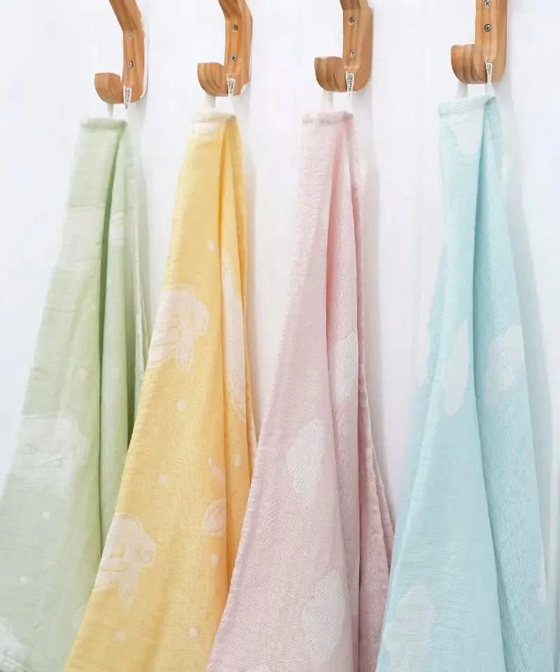 Aluvera baby bath Bunny towel | 300 GSM | 60 x 120 cm