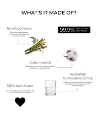 4 Layers Bamboo Baby Swaddle |  75 x 75 cm | 330 GSM