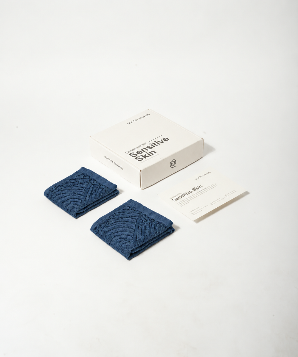 BananaFern 400 GSM Face Towel | 30 x 30 cm | Pack of 2