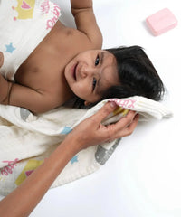 4 Layers Bamboo Baby Swaddle |  75 x 75 cm | 330 GSM