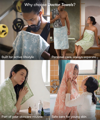 Banana Jacquard Floral Bath Towel | 210 GSM | 75 x 150 cm | Set of 12