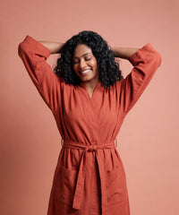 Banana Double Cloth Bathrobe