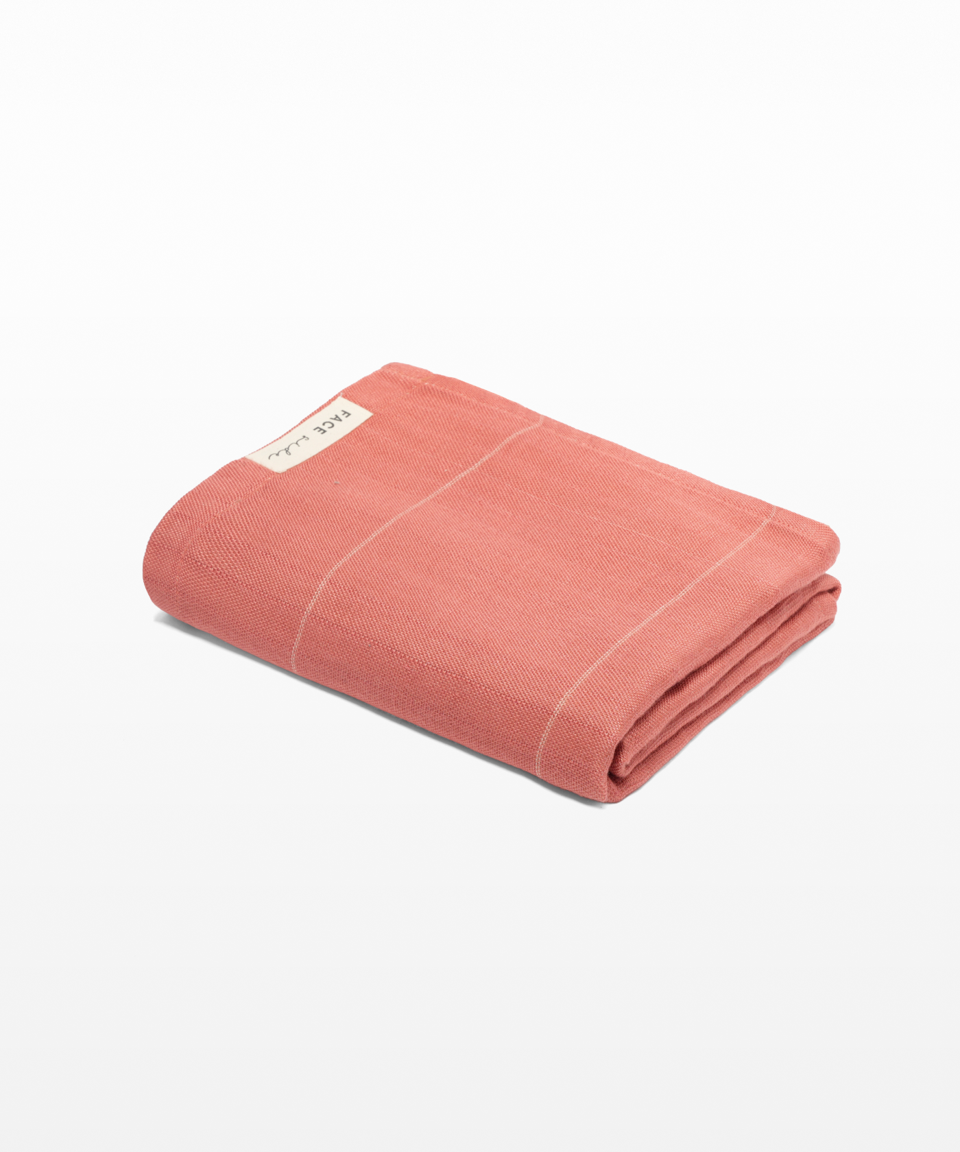 Aluvera Double Cloth Bath Towel | 330 GSM | 75 x 150 cm Apricot Brandy