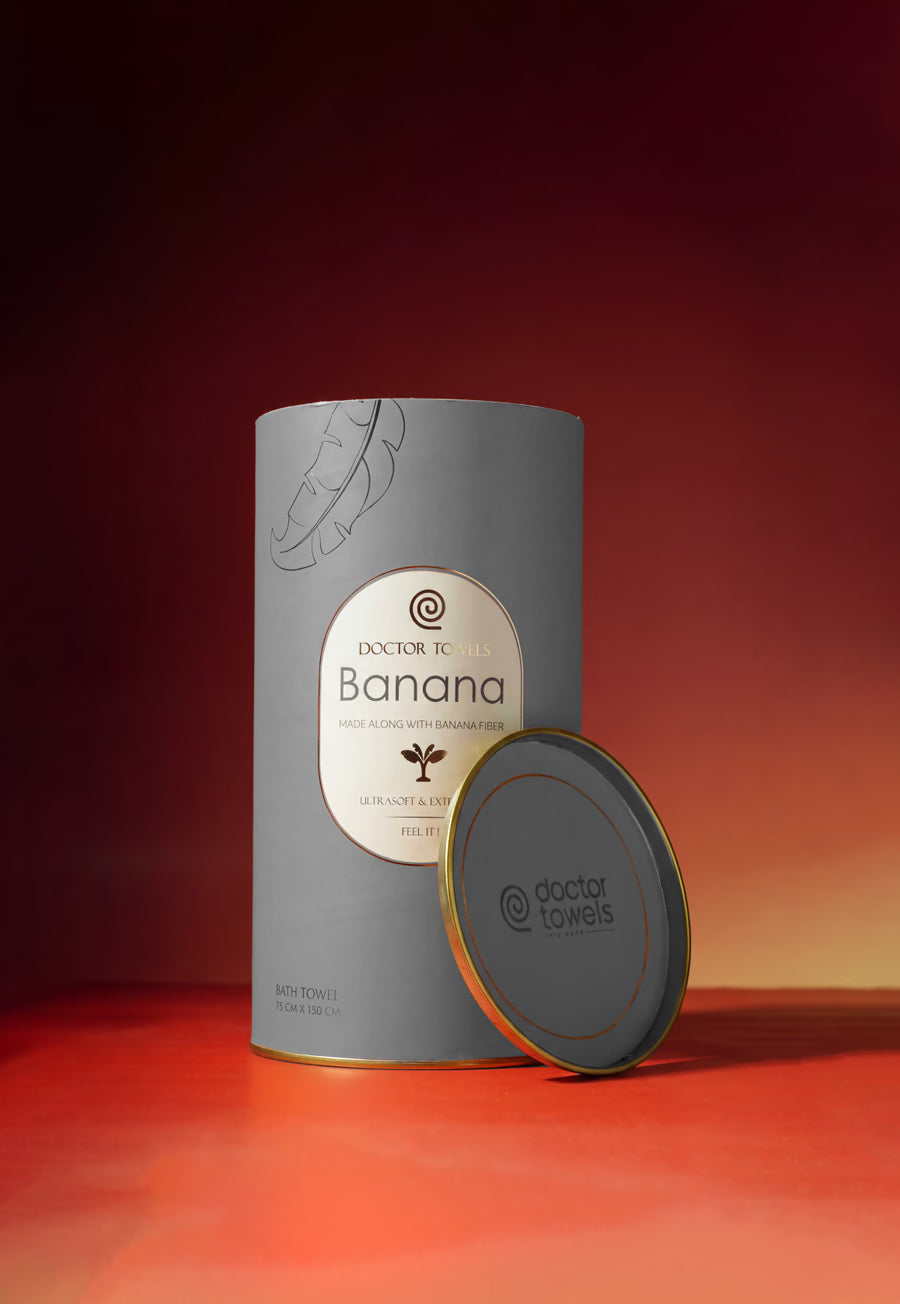 Banana festive canister in Shadow Grey