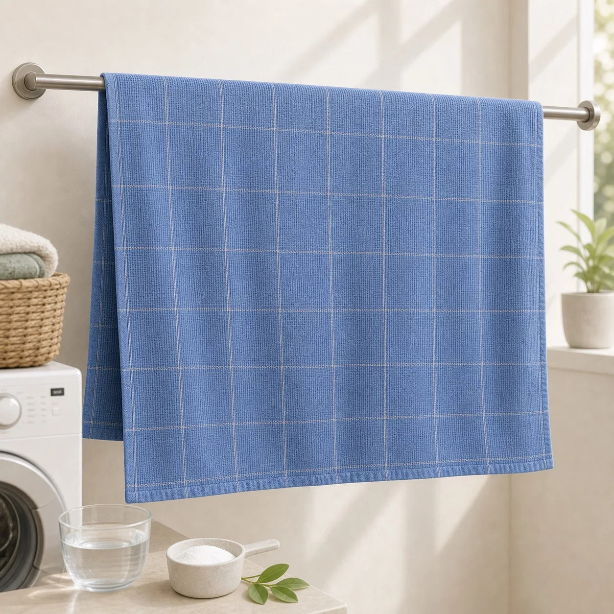 Doctor Towel rinsed clean and drying open after washing